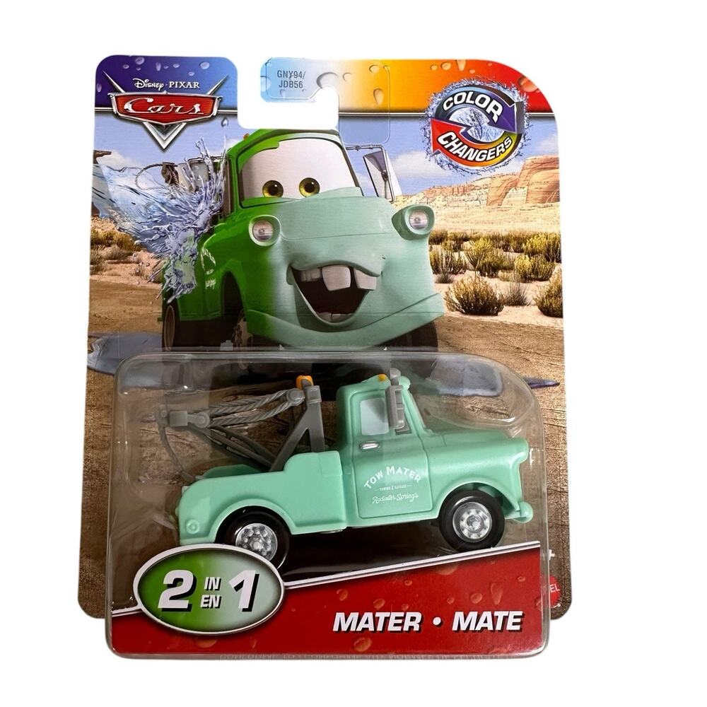 Disney Pixar Cars Color Changers Mater Mate Color Change 1:55 Diecast Mattel New